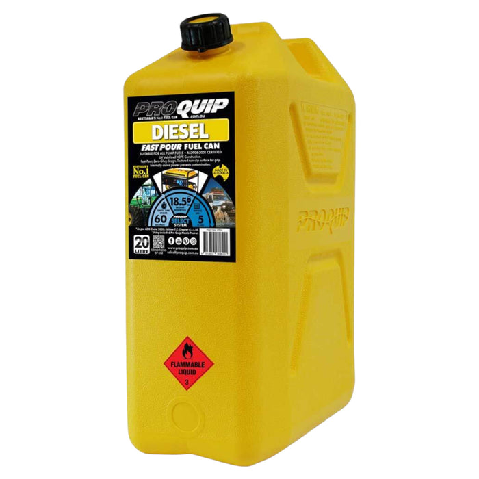 Pro Quip Diesel 20L Fuel Can/ Jerry Can