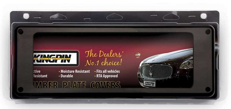 Kingpin Slimline 5 Digit Number Plate Covers