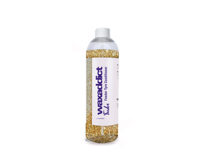 Waxaddict Feeder Tyre Conditioner (Gold Tint & Glitter)