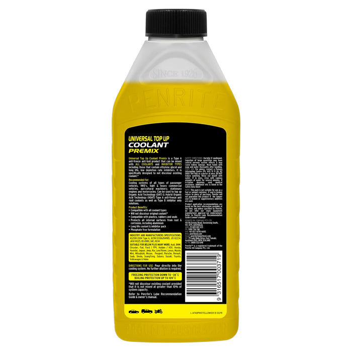 Penrite Universal Top Up Coolant Premix